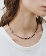 AFF AIVER 天然石カットビーズネックレス MADE IN JAPAN