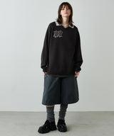 AIVER ナンバリングラグランニットポロ