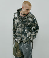 AIVER カモフラージュフルジップパーカー