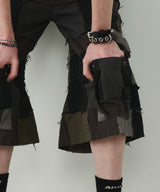 AIVER ボロクォーターカーゴパンツ