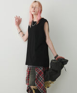 AFF AIVER 16/-ウォッシュ天竺N/S TEE (レギュラーレングス)