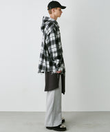 【一部予約】AIVER レイヤードオンブレチェックシャツ