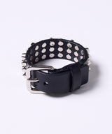 AIVER 3連スタッズレザーバングル