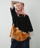 KODAI YASUNO×AIVER ハンドブリーチAブラックS/SビッグTEE