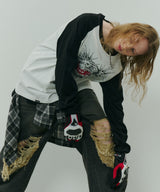 Johann×AIVER GIRLラグランロンTEE