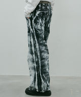 AIVER ペンキ加工バギーデニム