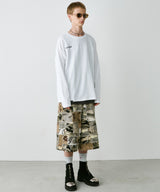 AIVER 30/2ウォッシュ天竺フットボールL/S TEE