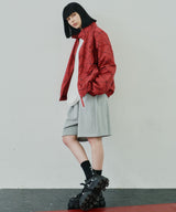 AIVER スウェットワイドバギーショートパンツ