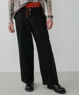 AIVER レイヤードバギーデニムスラックス