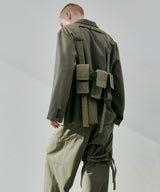 AIVER Atelier Made 高密度ギャバハーネステーラードジャケット