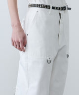 AIVER ボンテージデニムベイカーパンツ