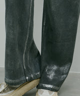 AIVER ペンキ加工バギーデニム