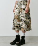 PALEDUSK×AIVER カモボロワイドクォーターパンツ