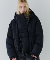 AIVER イリディセントパファーブルゾン