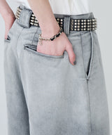 【予約】AIVER フェードブリーチクォーターデニムパンツ