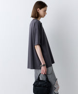 AFF AIVER 16/-ウォッシュ天竺スキッパーS/S TEE