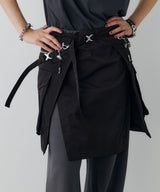 model:H172 B80 W58 H87 着用サイズ:FREE (ダークブラウン)