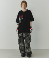 AIVER カットオフパッチS/S TEE