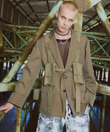 AIVER Atelier Made 高密度ギャバハーネステーラードジャケット