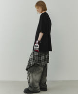 AIVER カットオフパッチS/S TEE