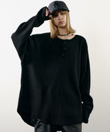 AIVER ヘビーワッフルモンスターL/S TEE