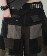 AIVER ボロクォーターカーゴパンツ