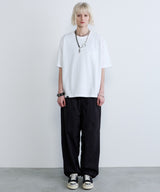 AIVER 30/2ウォッシュ天竺ガゼットポケットコンパクトS/S TEE