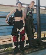 AIVER 1連スタッズレザーバングル