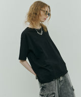 AFF AIVER 16/-ウォッシュ天竺コンパクトルーズS/S TEE