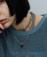 TSUGE×AIVER ウッドパドロックネックレス