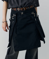 model:H172 B80 W58 H87 着用サイズ:FREE (ブラック)