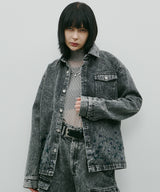 model:H171 B79 W56 H86 着用サイズ:MEDIUM (ブラック)