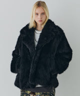 model:H174 B83 W60 H88 着用サイズ:MEDIUM (ブラック)