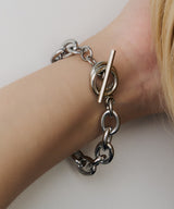 AFF AIVER サージカルダブルリングチェーンブレスレット