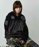 AIVER フットボールオーバーニット