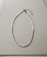 AFF AIVER 天然石カットビーズネックレス MADE IN JAPAN