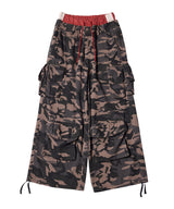 AIVER カモレイヤードカーゴパンツ