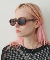 オーバルサングラス