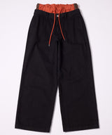 AIVER レイヤードバギーデニムスラックス