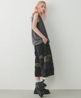 AFF AIVER 16/-ウォッシュ天竺N/S TEE (ショートレングス)