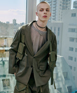 AIVER Atelier Made 高密度ギャバハーネステーラードジャケット