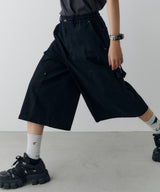 AIVER ワイドクォーターダブルニーパンツ