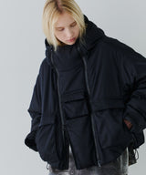 AIVER イリディセントパファーブルゾン