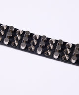 AIVER 3連スタッズレザーバングル