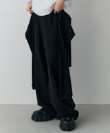 AIVER ヘビースウェットレイヤードバギーパンツ