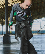 AIVER 8連パドロックネックレス