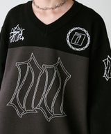 AIVER フットボールオーバーニット