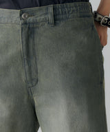 AIVER オーバーダイフレアデニム