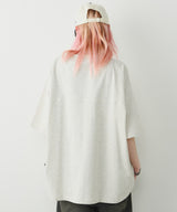 AIVER 30/2ウォッシュ天竺フットボールS/S TEE