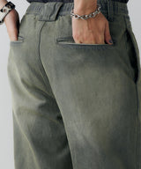 AIVER オーバーダイフレアデニム